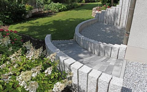 Granitpalisaden gespitz